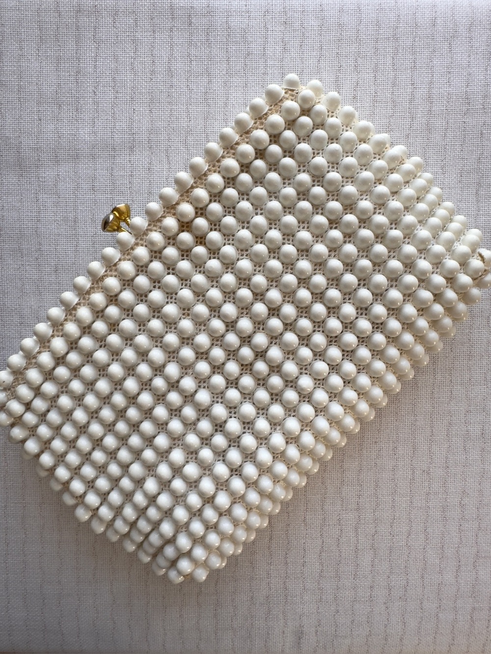 Vintage Candy Dot Beaded Kisslock Clutch